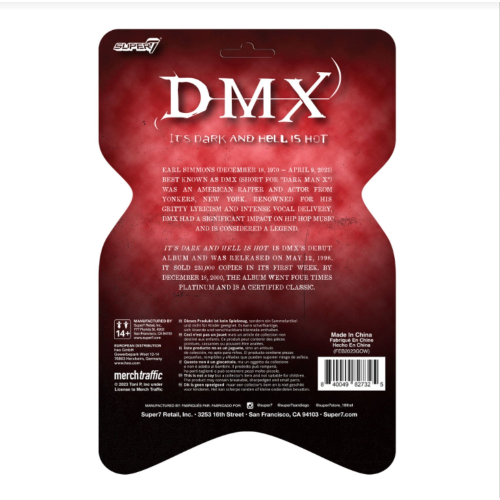 DMX Reaction Figures Wave 01 - Dmx (It&#39;S Dark And Hell Is Hot)