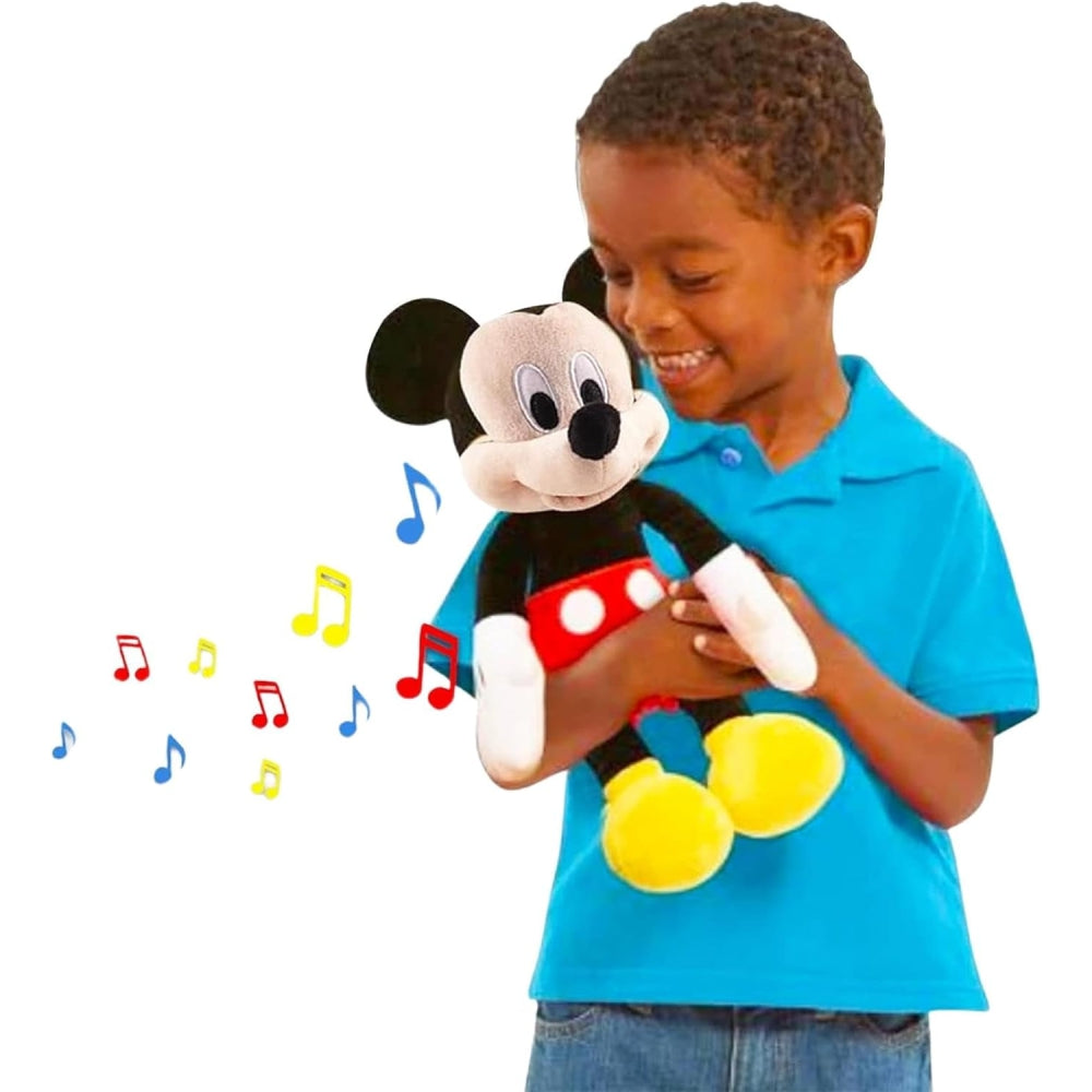 Disney Mickey ‘Hot Dog Song’ 12″ Singing Plush Toy – Interactive Musical Stuffed Animal for Kids (Ages 3+)