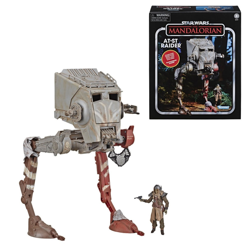 Star Wars The Vintage Collection The Mandalorian AT-ST Raider Vehicle with Klatooinian Raider