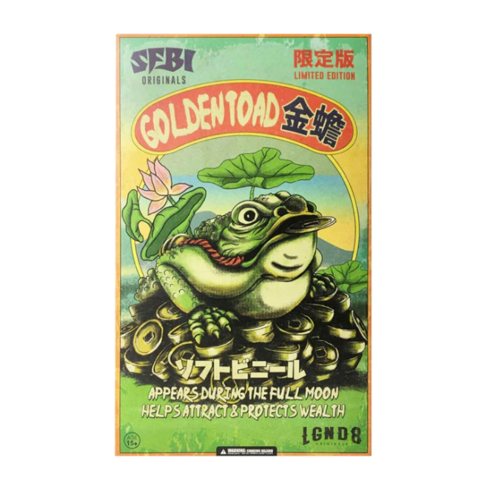 SFBI Originals x PopLife - Golden Toad 8&quot; Tall Vinyl Figure