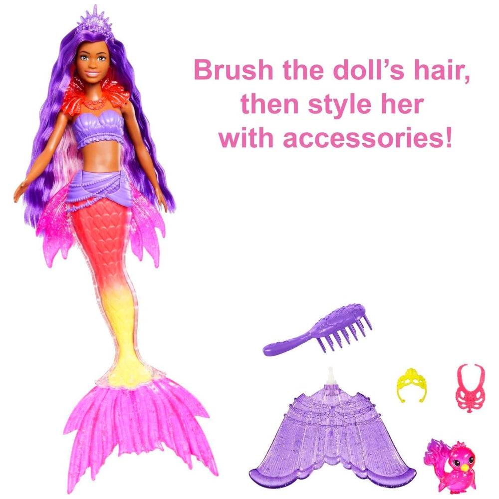 Barbie Mermaid Power Doll, &quot;Brooklyn&quot; with Phoenix Pet and Accessories