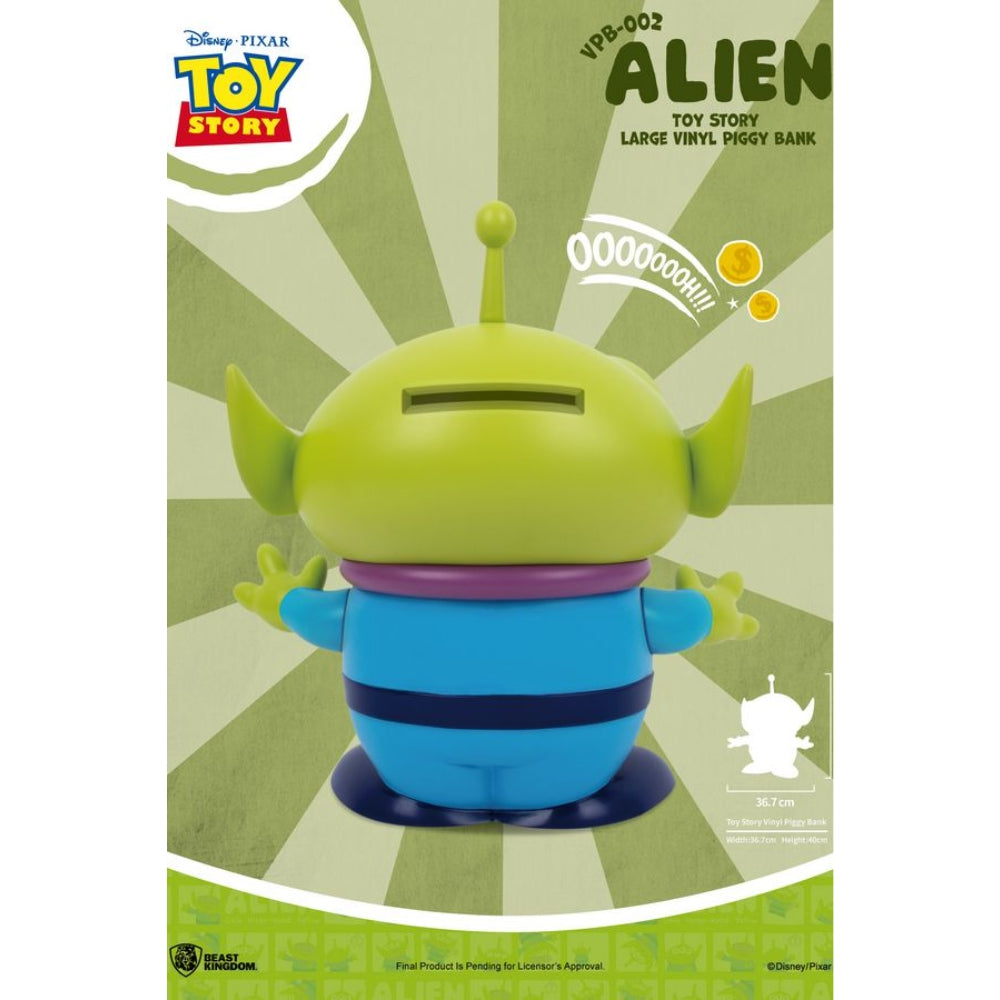 TOY STORY LARGE VINYL PIGGY BANK: ALIEN(RE)