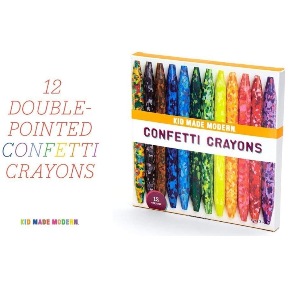 Kid Made Modern Confetti Crayons Set