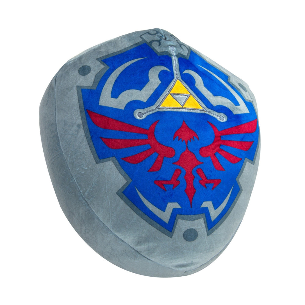 Club Mocchi- Mocchi- The Legend of Zelda Hylian Shield Mega Plush Toy, 15 inch