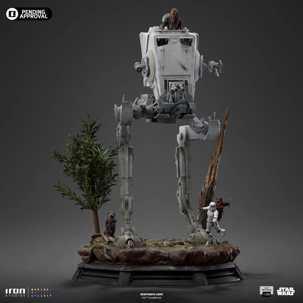 AT-ST and Chewbacca - Star Wars - Demi Art Scale 1/20 - Iron Studios