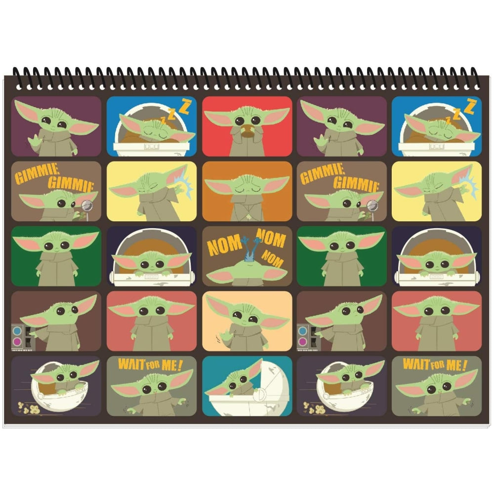 Star Wars The Mandalorian Baby Yoda Mega Art Set – Giant Kids Art & Coloring Kit