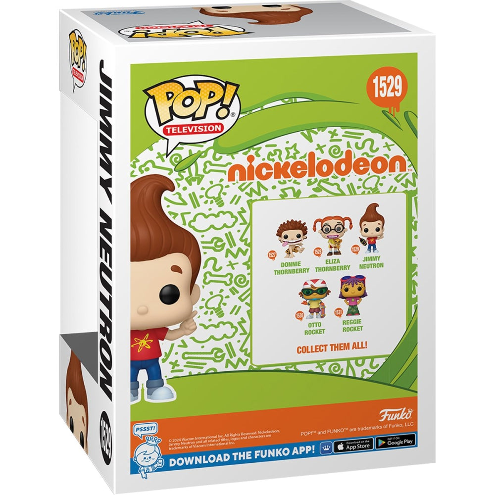 Nickelodeon The Adventures of Jimmy Neutron Boy Genius Jimmy Neutron Funko Pop! Vinyl Figure