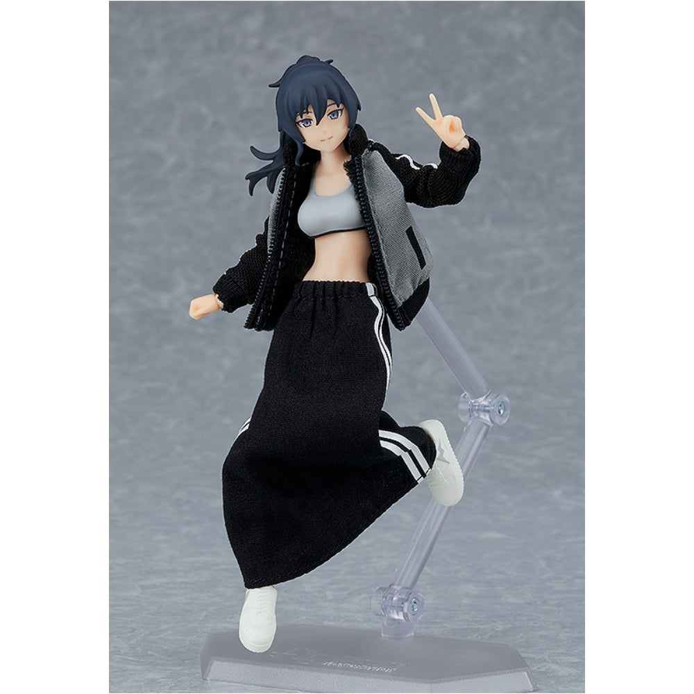 Figma Styles: Female Body (Makoto) Figure with Tracksuit and Skirt Outfit