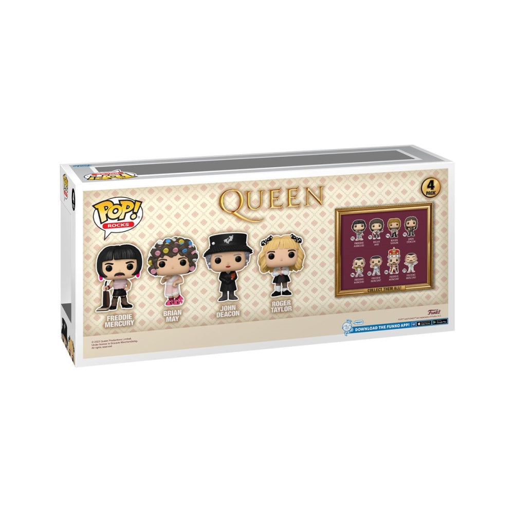 Queen I Want to Break Free Funko Pop! Vinyl Figure 4-Pack