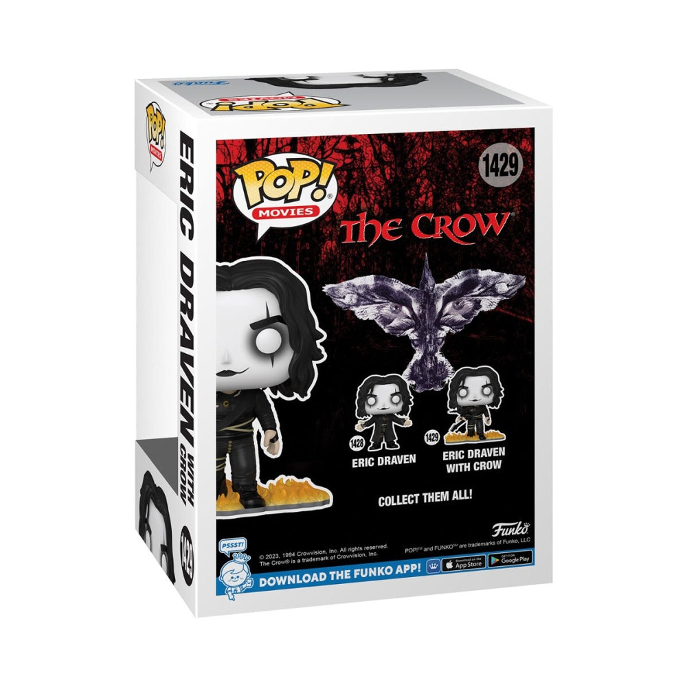 The Crow Eric Draven with Crow Funko Pop! Vinyl Figure