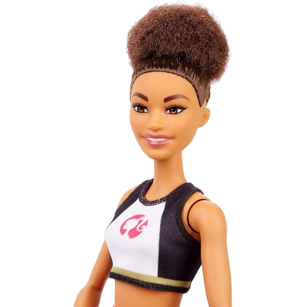 Barbie Boxer Brunette Doll: Metallic Shorts &amp; Pink Gloves, Ages 3+
