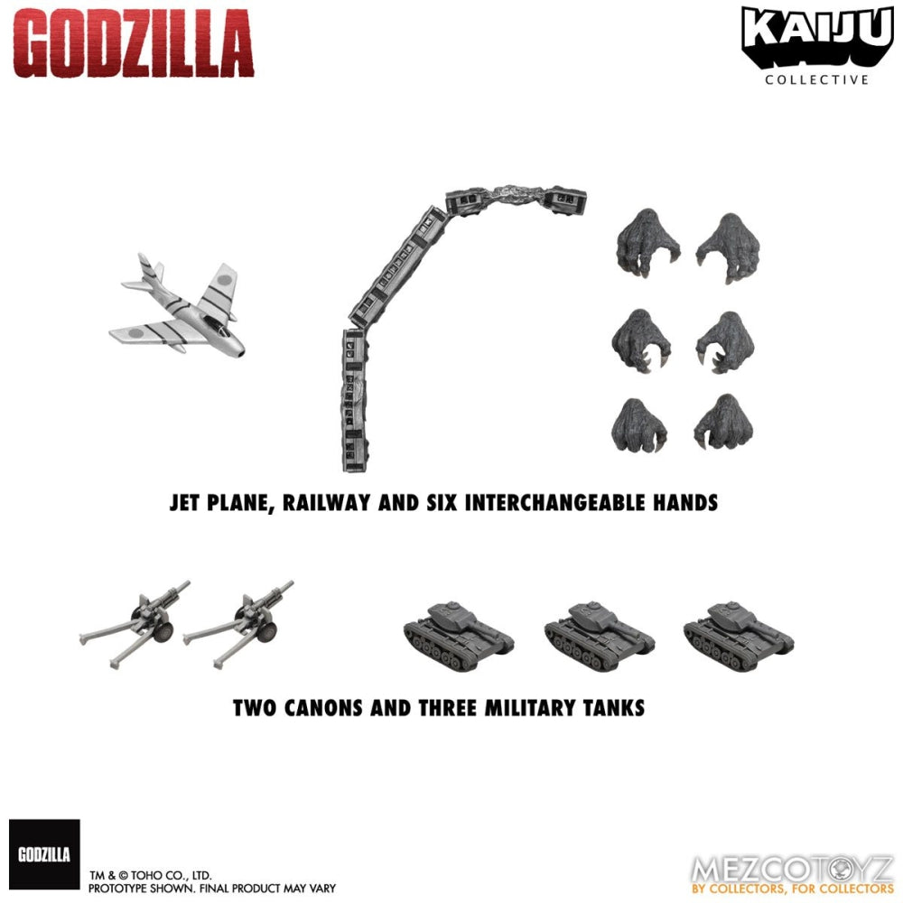 Kaiju Collective Godzilla (1954) Black-and-White Edition Figure