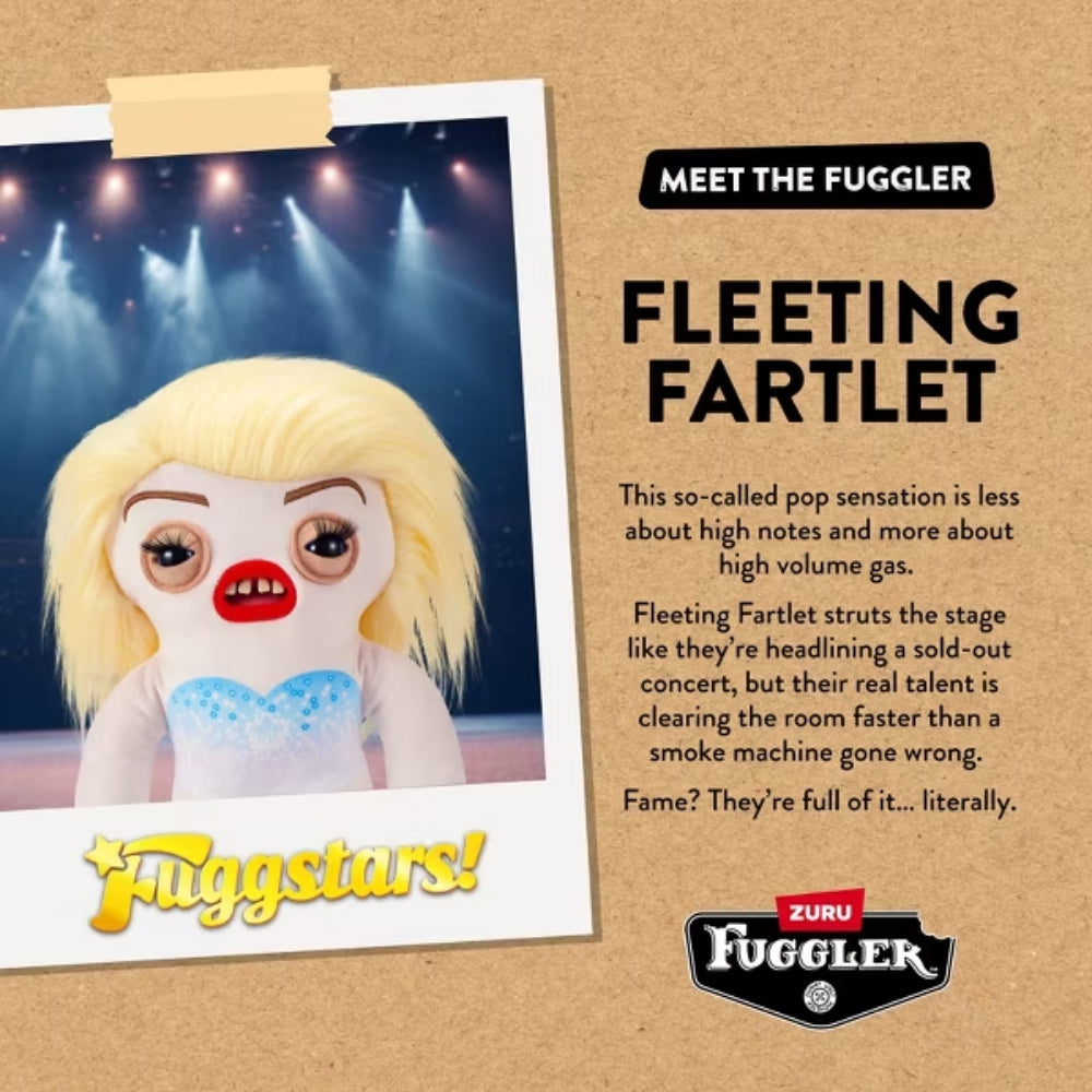Fuggler Fugg Stars Fleeting Fartlet Plush 9”