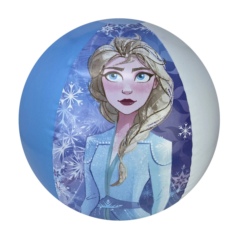 Frozen 2 Inflatable Beach Ball 13.5 in. Anna, Elsa, and Olaf with Vinyl Plastic Repair Kit