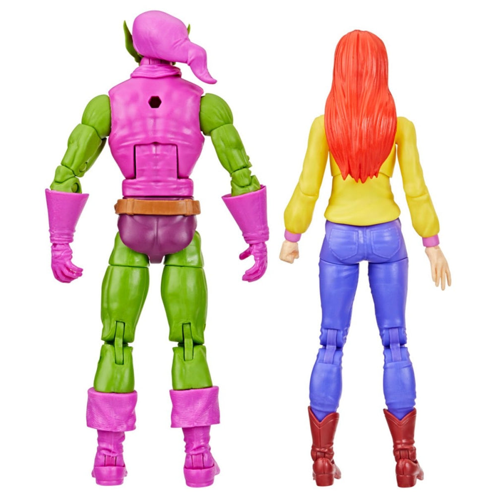 Spider-Man Marvel Legends Mary Jane Watson and Green Goblin 6-Inch Action Figures