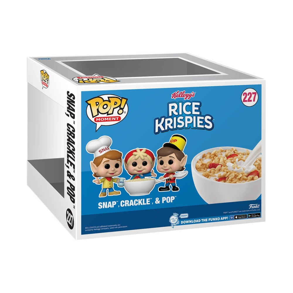 Kelloggs Rice Krispies Snap, Crackle, and Pop Funko Pop! Vinyl Moment #227
