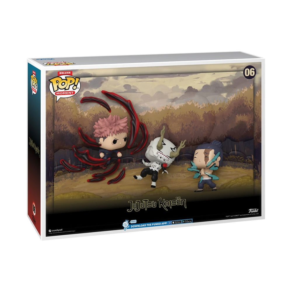 Jujutsu Kaisen Itadori &amp; Todo vs Hanami - Season 1 Deluxe Funko Pop! Moment