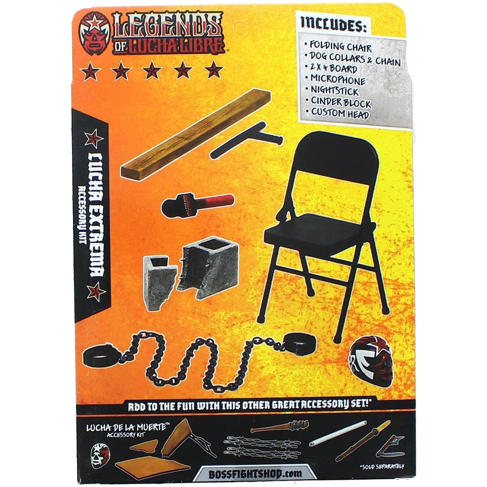 Legends Of Lucha Libre - Premium Action Figure Accessory Set - Lucha Extrema