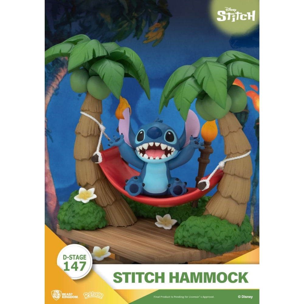 Stitch Hammock Statue Figure