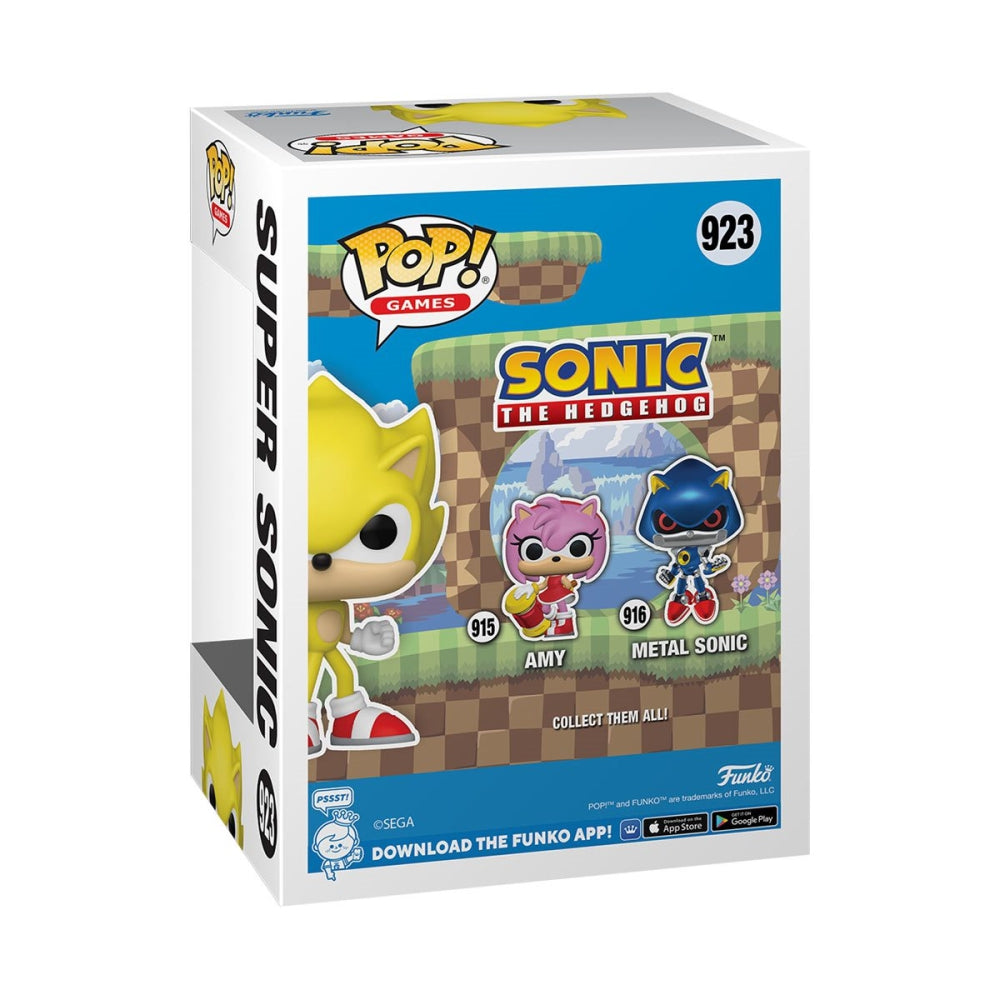 PO) FUNKO POP SONIC THE HEDGEHOG : SUPER SONIC, Hobbies & Toys, Toys &  Games on Carousell