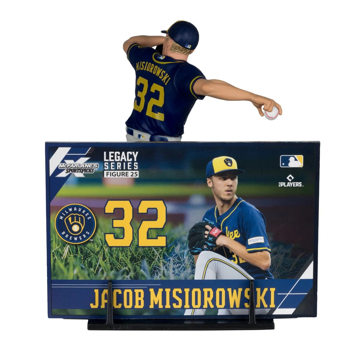 Jacob Misiorowski Brewers 7-Inch Figure – MLB SportsPicks McFarlane Pitching Collectible