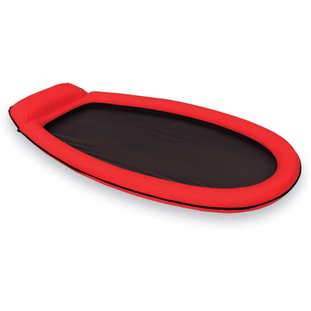 Intex Inflatable Mesh Lounge Floating Raft with Headrest – 70″ x 37″ Pool & Lake Float (Random Color)