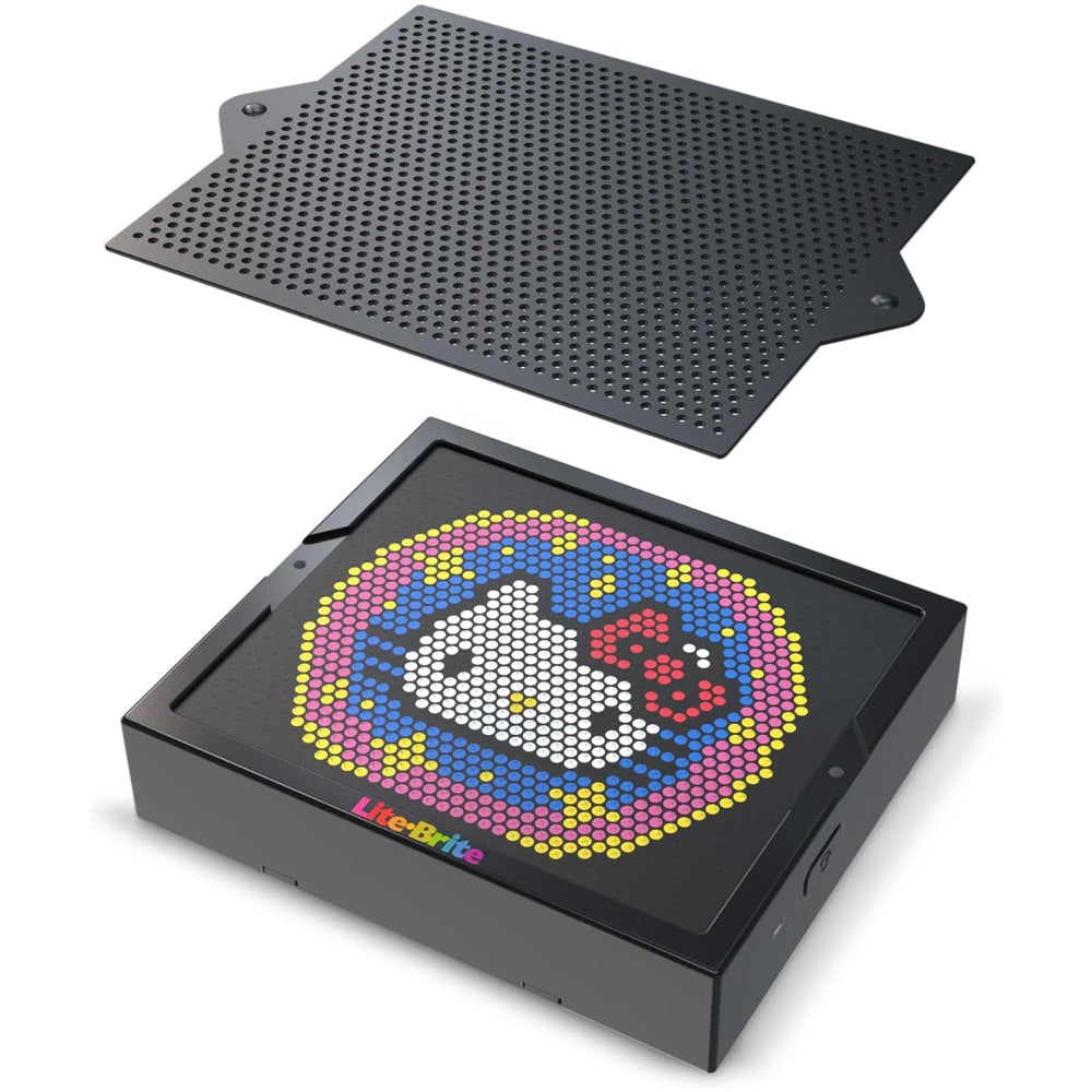 Lite-Brite Super Bright HD Hello Kitty Edition – Light-Up Art Set with Templates & Mini Pegs (Ages 6+)