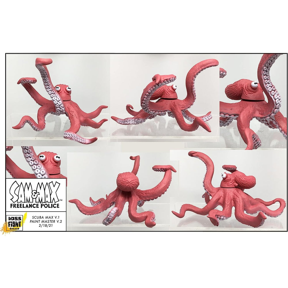 Sam &amp; Max Series Action Figure - Wave 2 - Scuba Max &amp; Ratzo The Octopus Ginormous Deluxe Set
