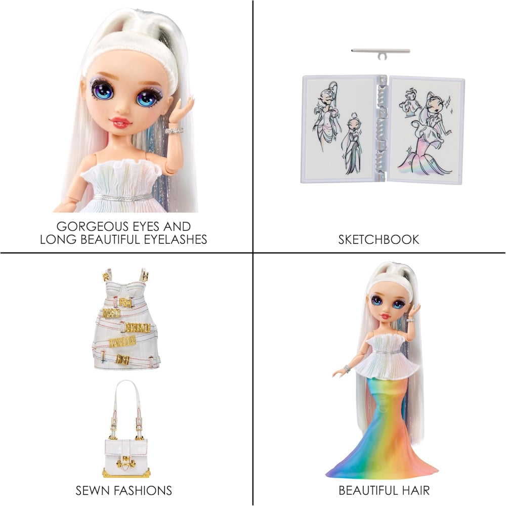 Rainbow High Fantastic Fashion Amaya Raine Doll – 11” Fashion Doll Playset with 2 Outfits & Accessories (Assorted)