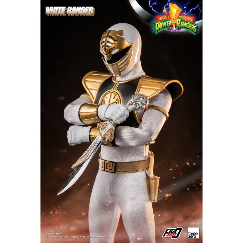 Mighty Morphin Power Rangers White Ranger FigZero 1:6 Scale Action Figure