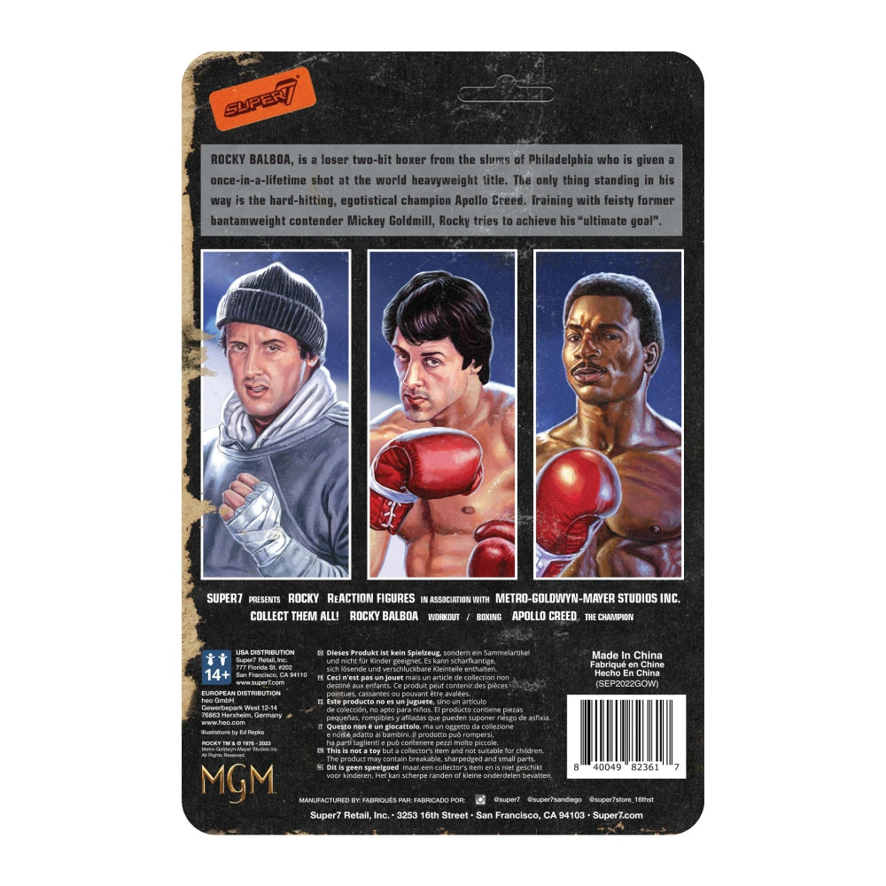 Rocky ReAction Figure Wave 2 Apollo Creed (Boxing)