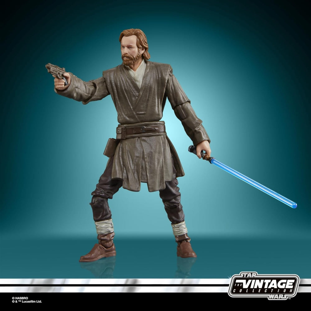 Star Wars Episode I: The Phantom Menace, Obi-Wan Kenobi (Jedi Duel) Action  Figure, 3.75 Inches