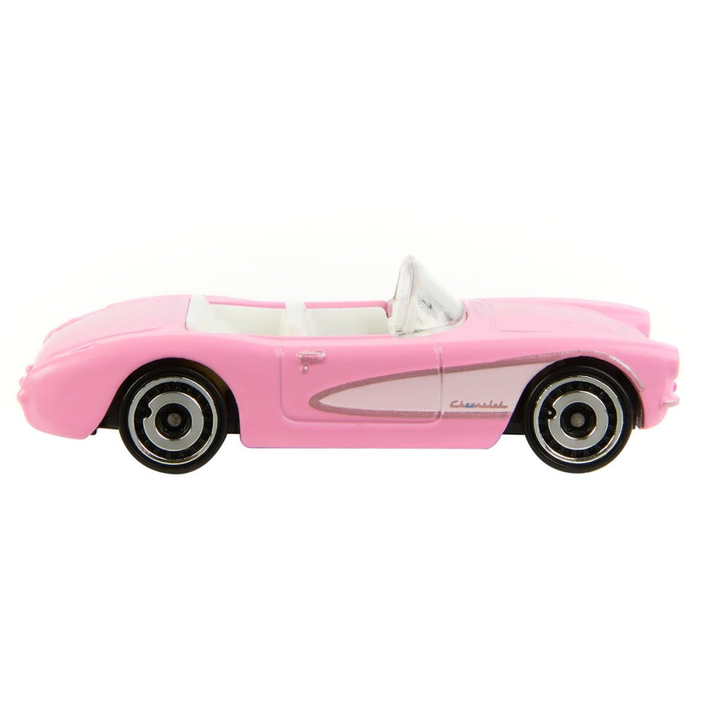 Barbie: The Movie Hot Wheels Corvette 1:64 Scale Die-Cast Metal Vehicle