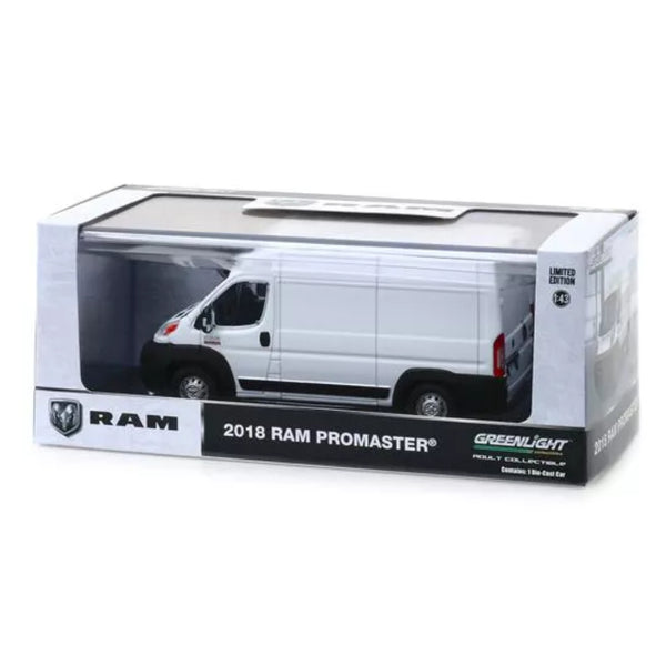 Greenlight 2018 RAM ProMaster 2500 Cargo Van High Roof Bright White 1 ...
