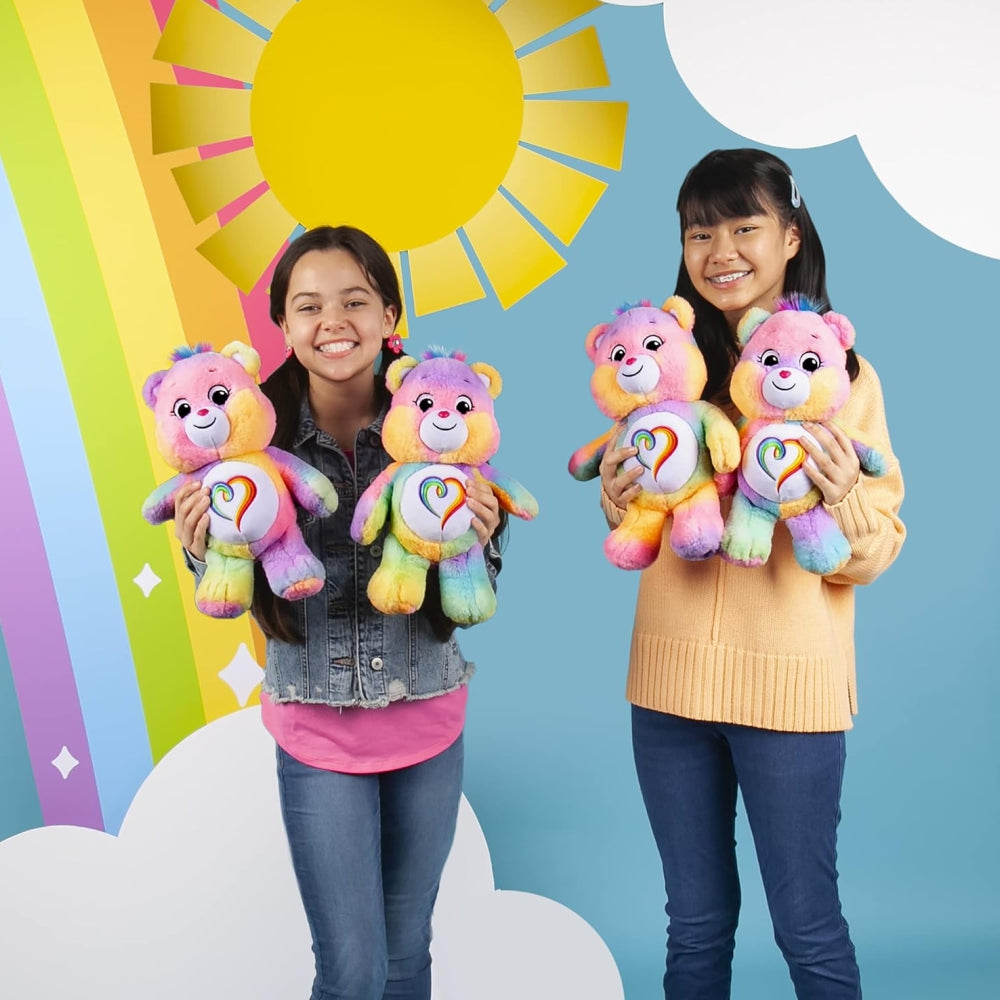 Care Bears Togetherness Bear Plush 35cm (Medium) – Soft Cuddly Collectable Teddy for Kids