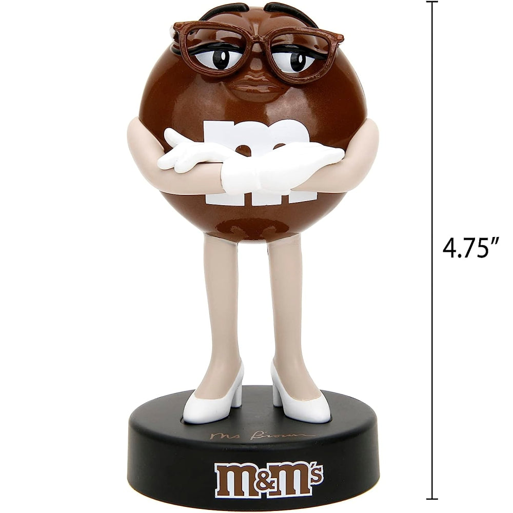 M&amp;M&#39;s 4&quot; Brown Die-Cast Collectible Figure, Toys for Kids and Adults