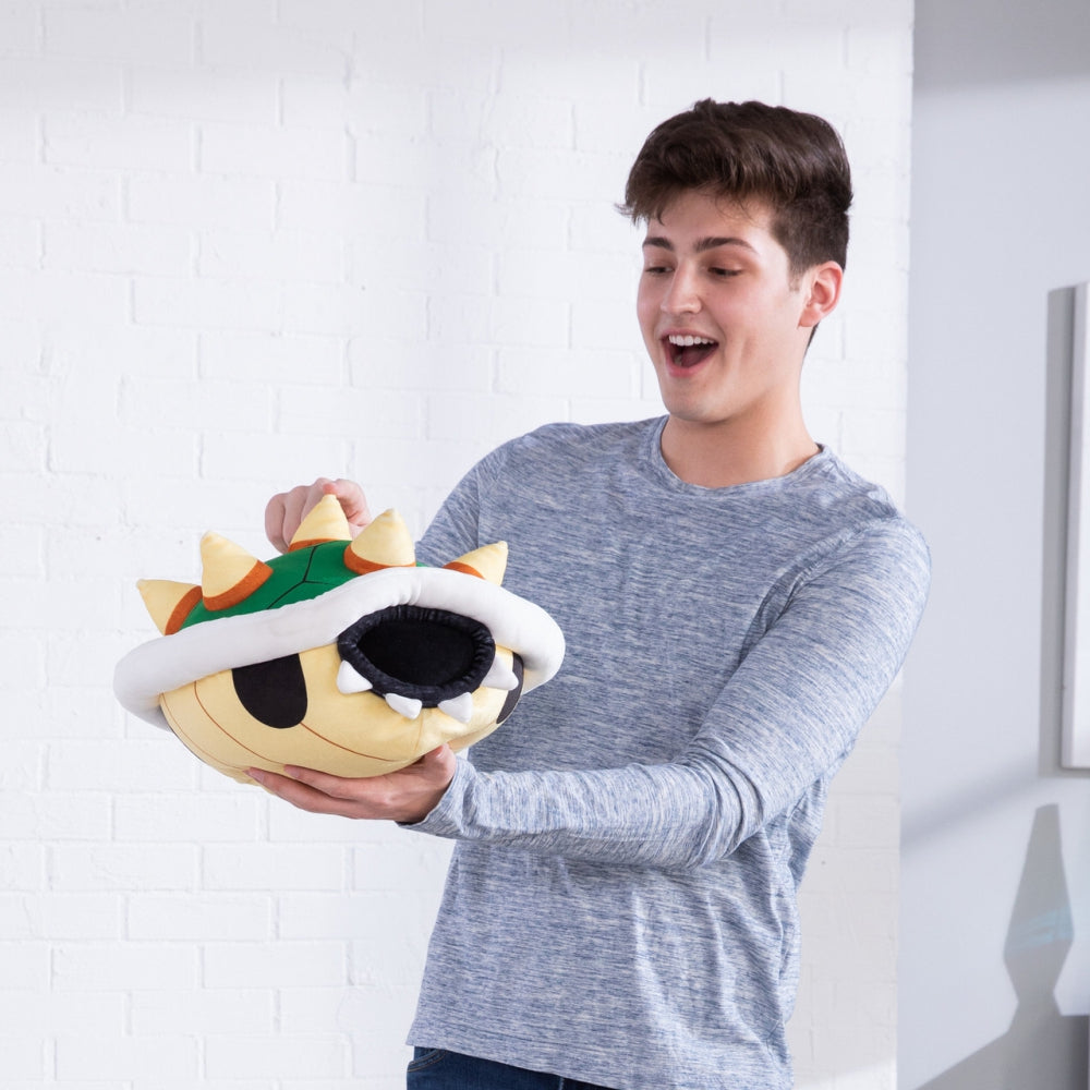 Club Mocchi- Mocchi- Super Mario™ Bowser Shell Mega Plush Toy, 15 inch