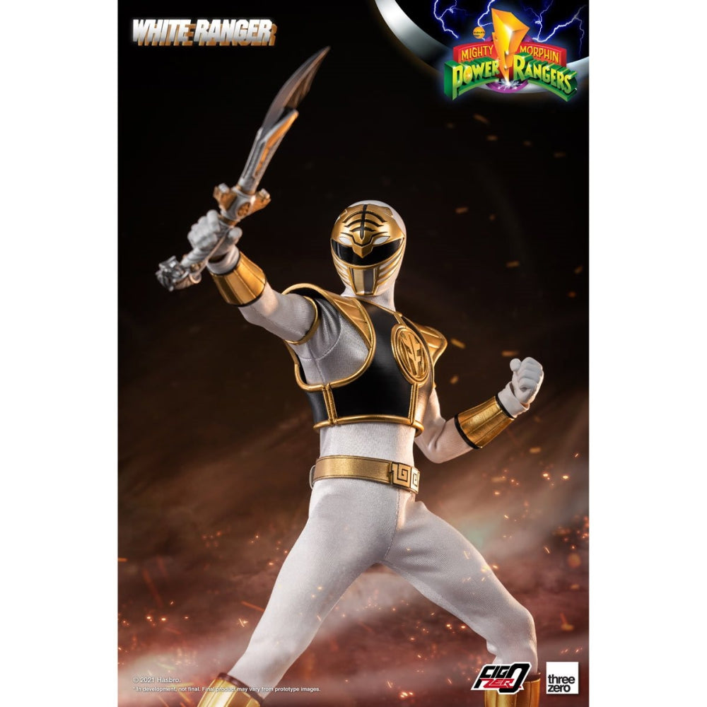 Mighty Morphin Power Rangers White Ranger FigZero 1:6 Scale Action Figure