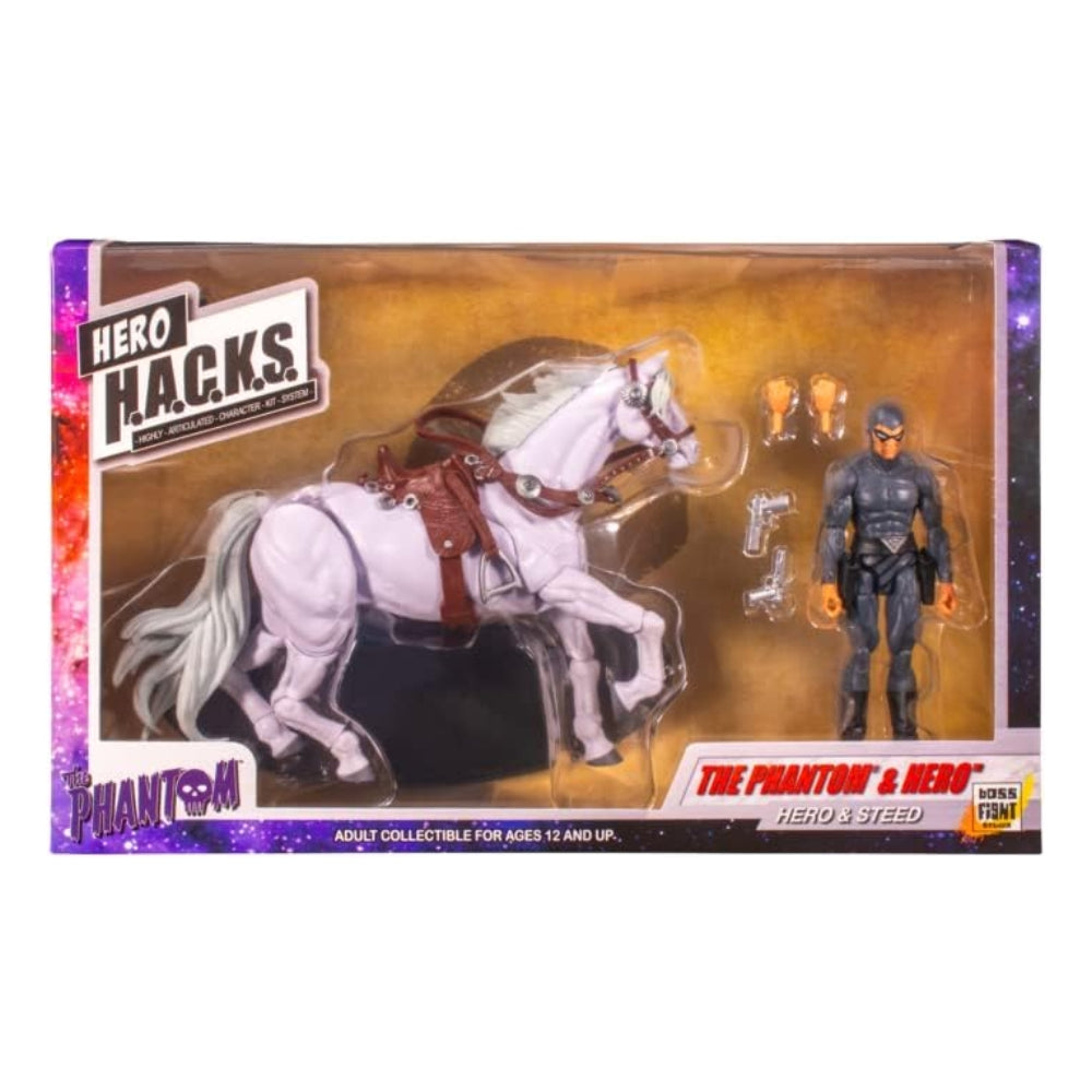 Hero H.A.C.K.S. Phantom &amp; Hero - Action Figure &amp; Steed Pack