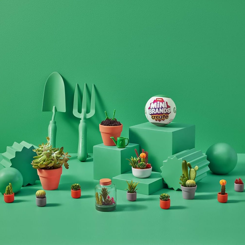 Mini Brands Create Garden Capsule by ZURU – DIY Mini Botanical Collectibles (Assorted)