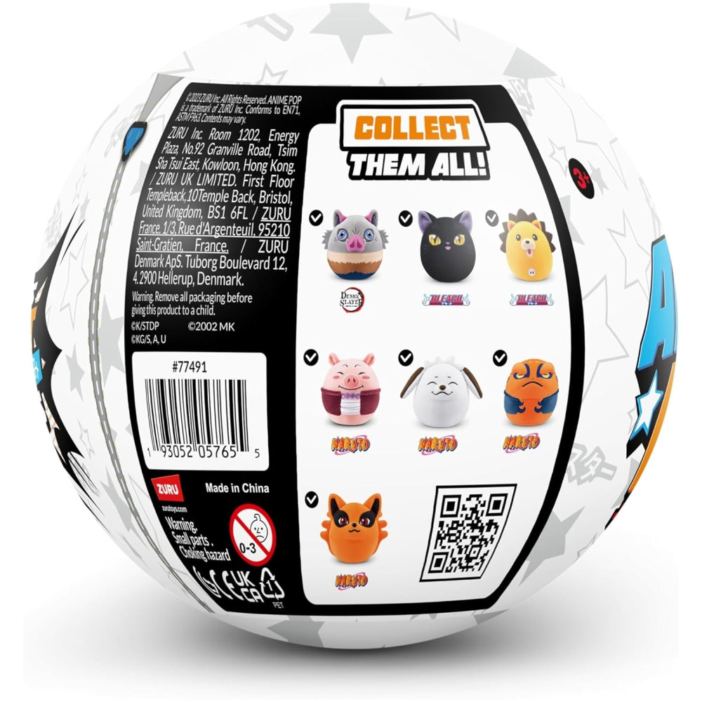 Anime Pop Series 1 5″ Mystery Plush — Surprise Unbox Anime Characters