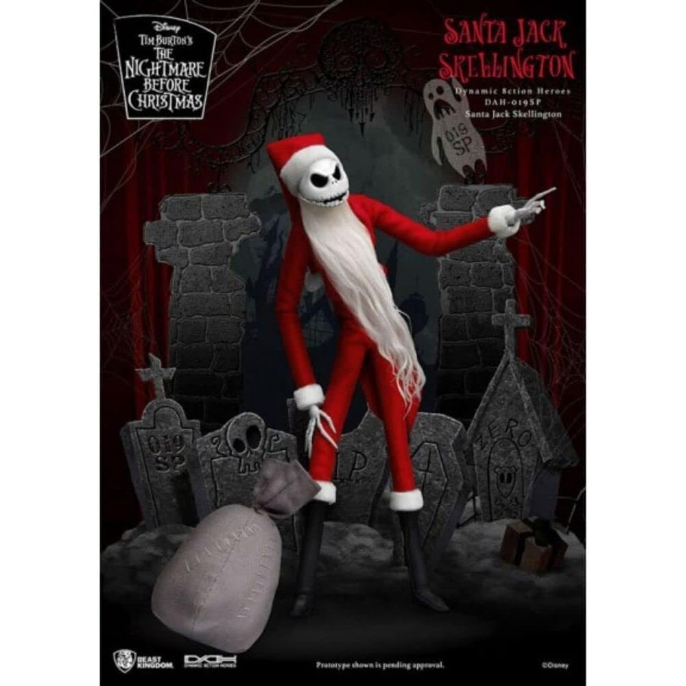 Beast Kingdom The Nightmare Before Christmas: Santa Jack Skellington DAH-019SP