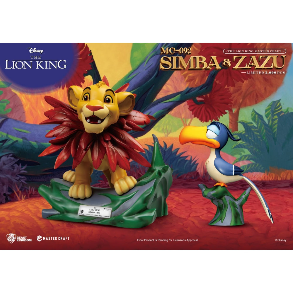 The Lion King Master Craft Little Simba &amp; Zazu