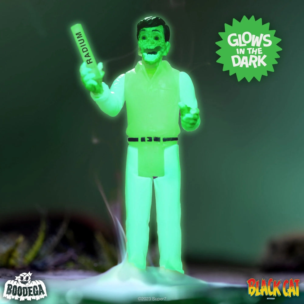 Pre-Code Horror ReAction Figure Radium Man (Glow) Black Cat Mystery