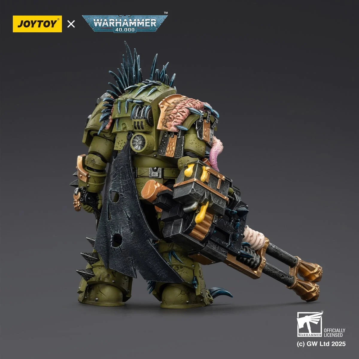 Joy Toy Warhammer 40K Death Guard Blightlord Terminator Reaper Autocannon Figure