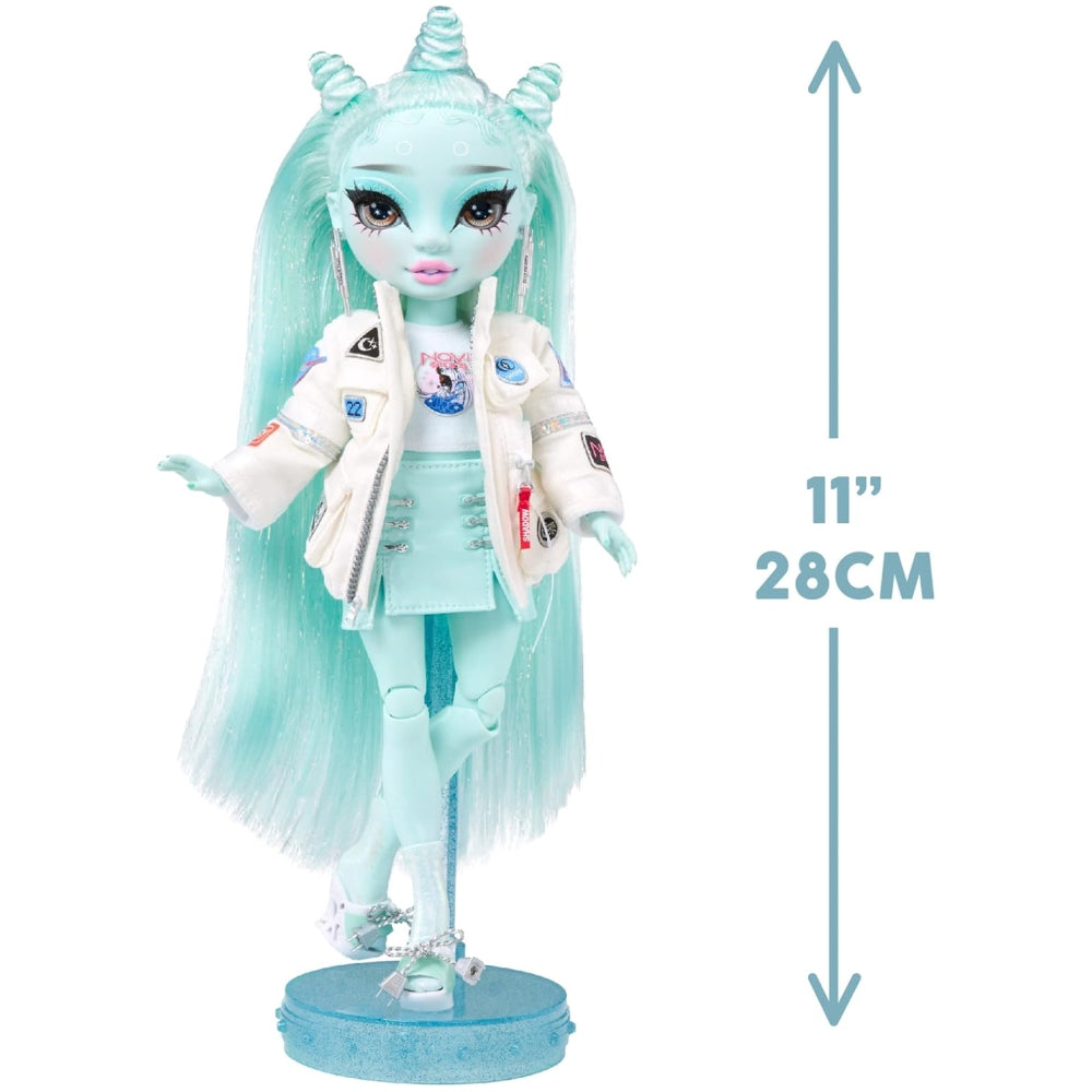 Shadow High Zooey Electra Rainbow High Doll – Light Green Fashion Doll with Outfit & 10+ Accessories (Assorted)