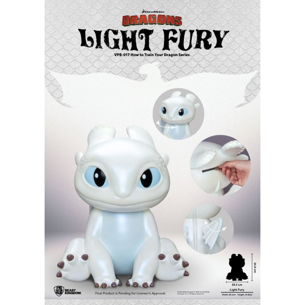 How to Train Your Dragon Series Vinyl Functional Figurines: Light Fury