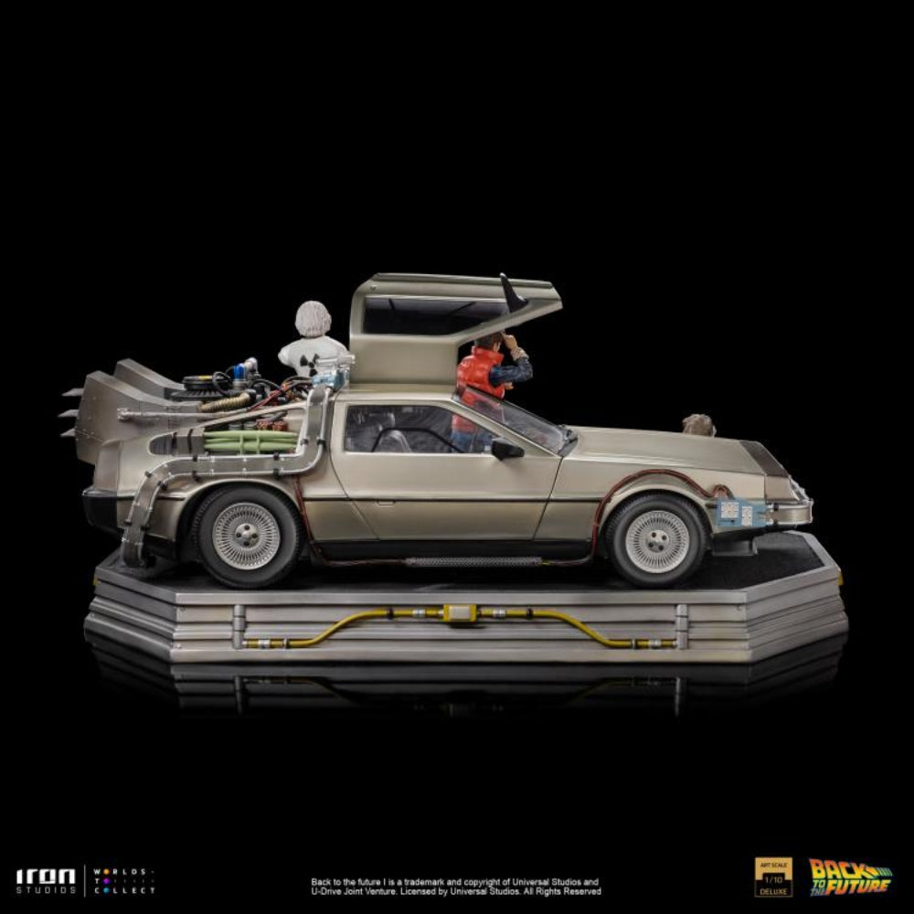 Back to the Future DeLorean (Full Set) 1/10 Art Scale Limited Edition Statue