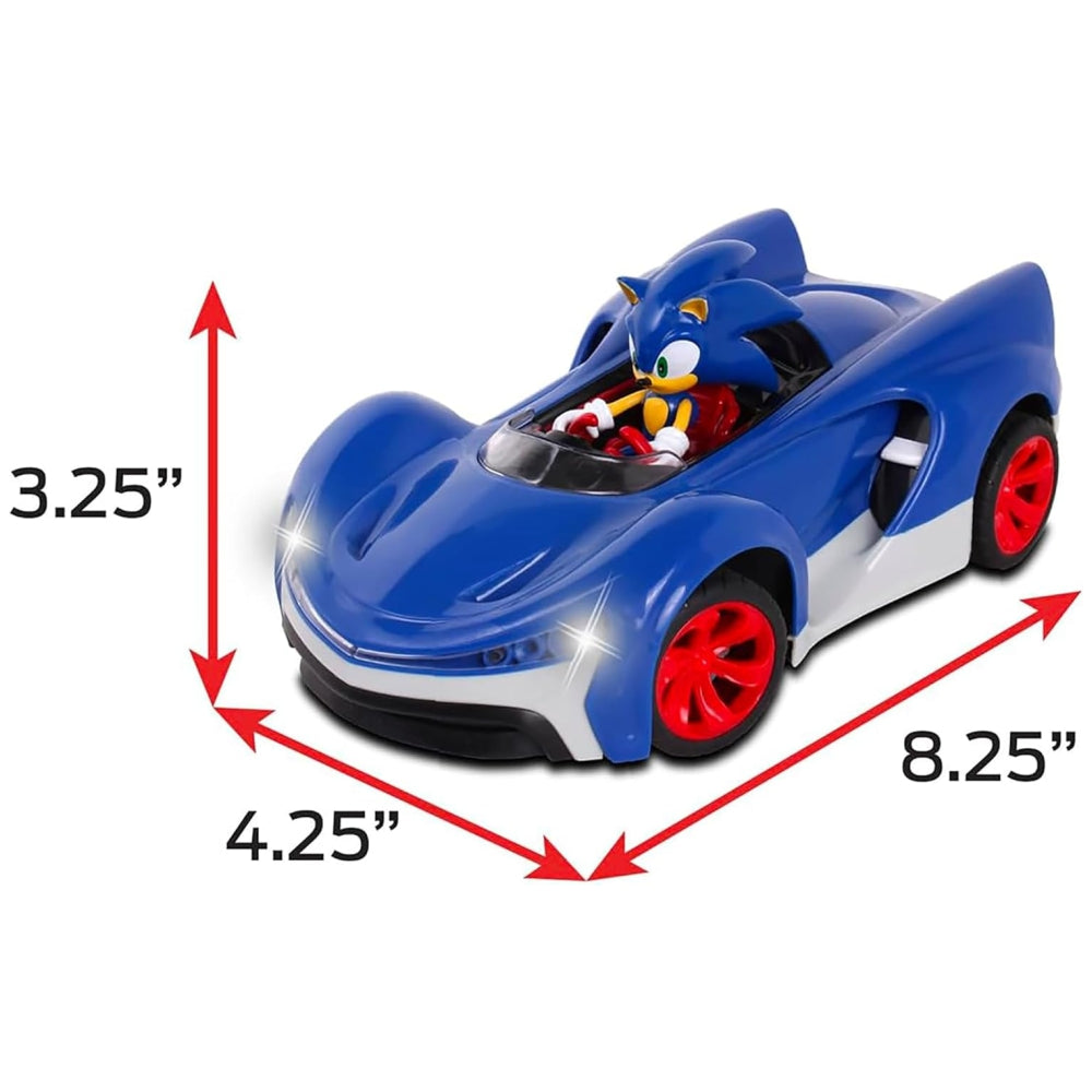 NKOK Team Sonic Racing RC Car – 2.4GHz Remote Control Sonic Vehicle with Turbo Boost & Working Lights