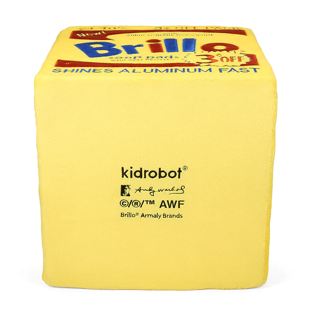 Andy Warhol 12&quot; Yellow Brillo Box Plush